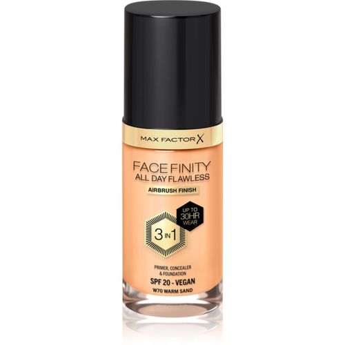 Facefinity All Day Flawless maquillaje de larga duración SPF 20 tono 70 Warm Sand 30 ml - Max Factor - Modalova