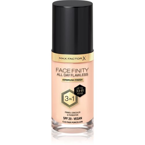 Facefinity All Day Flawless maquillaje de larga duración SPF 20 tono 10 Fair Porcelain 30 ml - Max Factor - Modalova