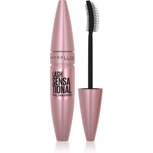 Lash Sensational máscara de pestañas alargadora para pestañas voluminosas tono 01 - Very Black 9,5 ml - Maybelline - Modalova