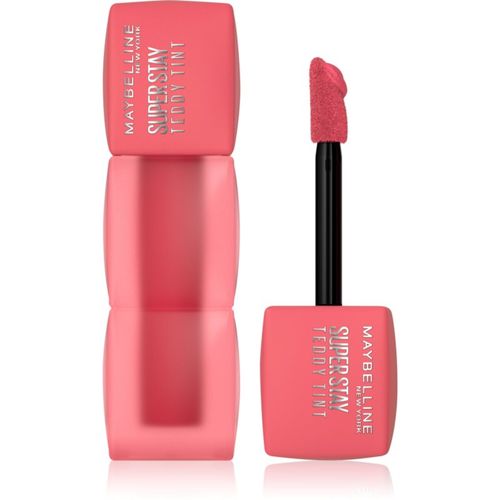 SuperStay Teddy Tint barra de labios de larga duración con acabado mate tono 40 Petalcore 5 ml - MAYBELLINE NEW YORK - Modalova