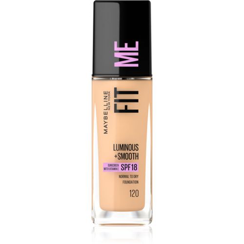 Fit Me! fondotinta liquido per una pelle luminosa e liscia colore 120 Classic Ivory 30 ml - Maybelline - Modalova