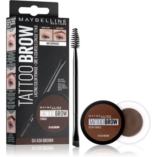 Tattoo Brow Augenbrauengel-Pomade Farbton 04 Ash Brown 3.5 ml - MAYBELLINE NEW YORK - Modalova