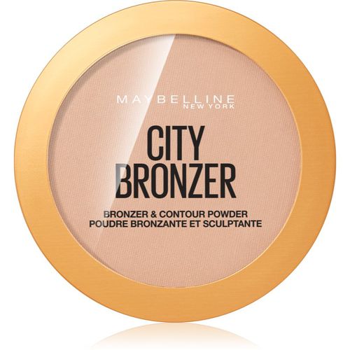 City Bronzer bronzer e cipria per contouring colore 250 Medium Warm 8 g - Maybelline - Modalova