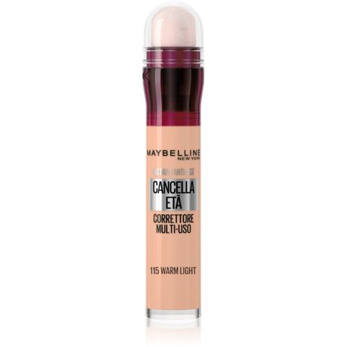 Instant Anti Age Eraser corrector líquido con esponja aplicadora tono 115 Warm Light 6.8 ml - MAYBELLINE NEW YORK - Modalova