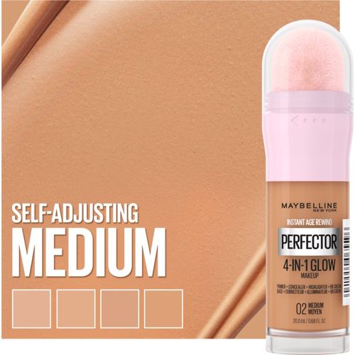 Instant Perfector 4-in-1 maquillaje con efecto iluminador para un aspecto natural tono 02 Medium 20 ml - MAYBELLINE NEW YORK - Modalova