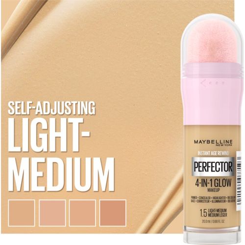 Instant Perfector 4-in-1 maquillaje con efecto iluminador para un aspecto natural tono 1.5 Light Medium 20 ml - MAYBELLINE NEW YORK - Modalova