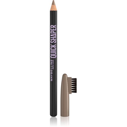 Quick Shaper pincel de precisión para cejas con cepillo tono 03 Soft Brown 1 ud - MAYBELLINE NEW YORK - Modalova