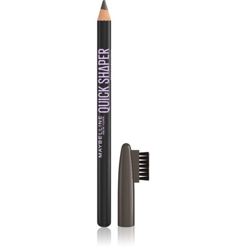 Quick Shaper pincel de precisión para cejas con cepillo tono 05 Deep Brown 1 ud - MAYBELLINE NEW YORK - Modalova