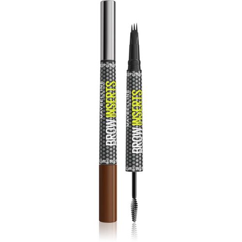 Brow Inserts rotulador para cejas con cepillo 2en1 tono 4 Medium Brown 1.25 ml - MAYBELLINE NEW YORK - Modalova