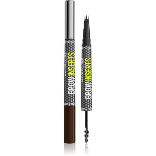 Brow Inserts rotulador para cejas con cepillo 2en1 tono 4.5 Ash Brown 1.25 ml - MAYBELLINE NEW YORK - Modalova