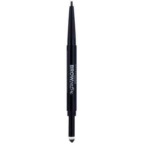 Brow Satin lápiz para cejas duo tono 04 Dark Brown 0,71 g - Maybelline - Modalova