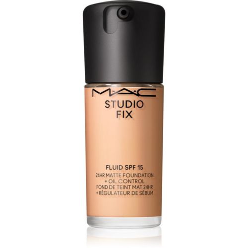 Studio Fix Fluid SPF 15 24HR Matte Foundation + Oil Control maquillaje matificante SPF 15 tono N6.5 30 ml - MAC Cosmetics - Modalova
