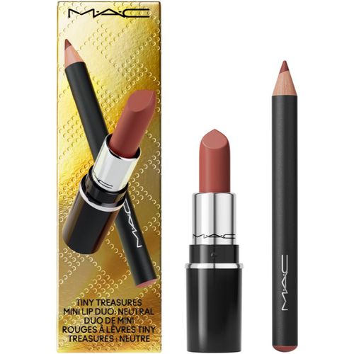 Holiday Tiny Treasures Mini Lip Duo confezione regalo per le labbra colore Neutral 2 pz - MAC Cosmetics - Modalova