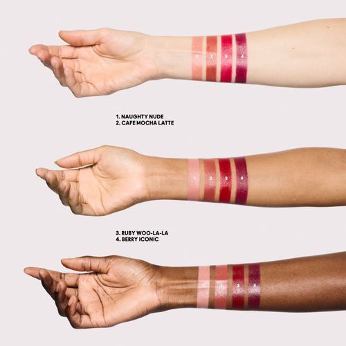 Holiday MACximal Satin Lipstick barra de labios efecto seda tono Ruby Woo La La 3.5 g - MAC Cosmetics - Modalova