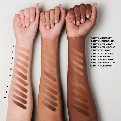 Skinfinish Sunstruck Matte Bronzer polvos bronceadores con efecto mate tono Medium Rosy 8 g - MAC Cosmetics - Modalova