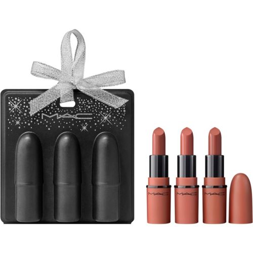 Holiday Teddy Party Mini Lip Trio lote de regalo para labios - MAC Cosmetics - Modalova