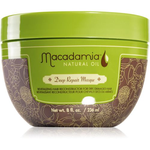 Deep Repair regenerierende Maske mit Tiefenwirkung für trockenes und beschädigtes Haar 236 ml - Macadamia Natural Oil - Modalova