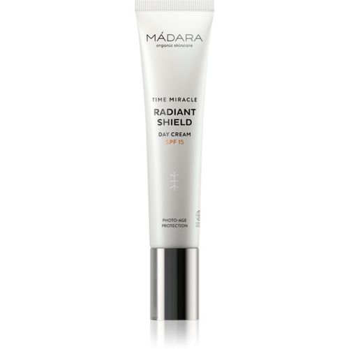 MÁDARA Time Miracle Radiant Shield crema protectora con efecto iluminador SPF 15 40 ml - Mádara - Modalova