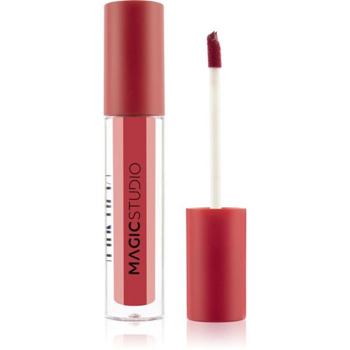 Matte Liquid Lipstick barra de labios líquida con efecto mate tono 02 Scarlet 5 g - Magic studio - Modalova