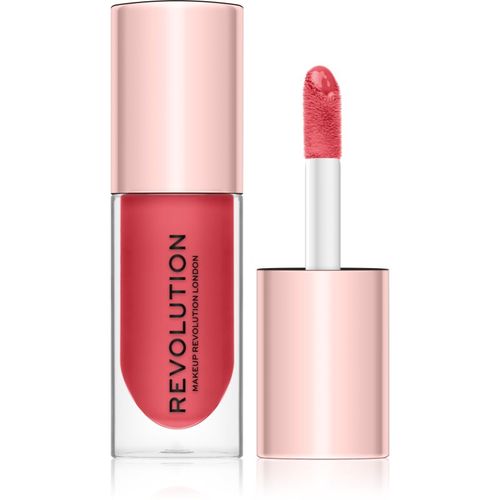 Pout Bomb brillo de labios para dar volumen con brillo intenso tono Peachy 4.6 ml - Revolution - Modalova