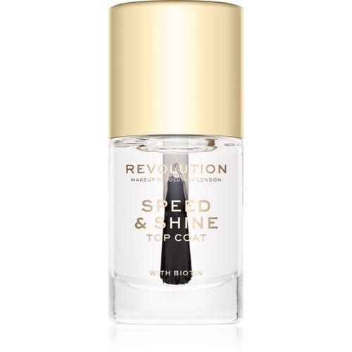Speed & Shine esmalte de uñas de secado rápido transparente 10 ml - Revolution - Modalova