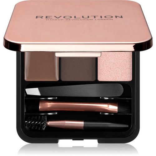 Brow Sculpt Kit kit para unas cejas perfectas tono Dark 2.2 g - Revolution - Modalova