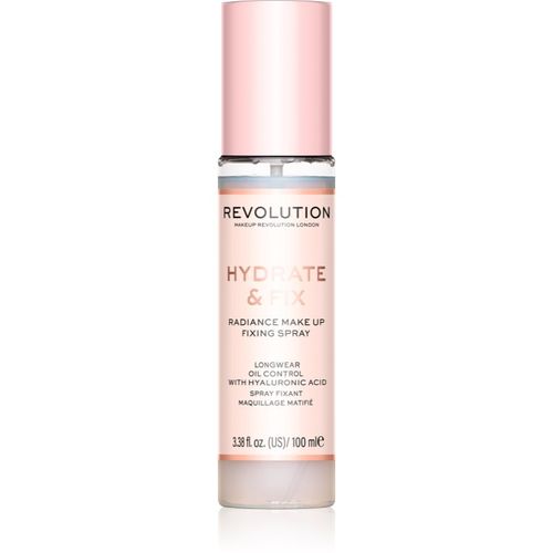 Hydrate & Fix fijador de maquillaje en spray 100 ml - Revolution - Modalova