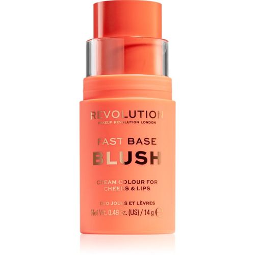 Fast Base bálsamo con color para labios y rostro tono Peach 14 g - Revolution - Modalova