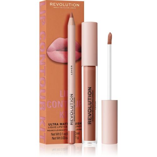 Lip Contour Kit set para labios tono Lover 2 ud - Revolution - Modalova