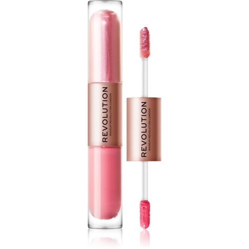 Double Up sombras de ojos líquidas 2 en 1 tono Blissful Pink 2x2.2 ml - Revolution - Modalova