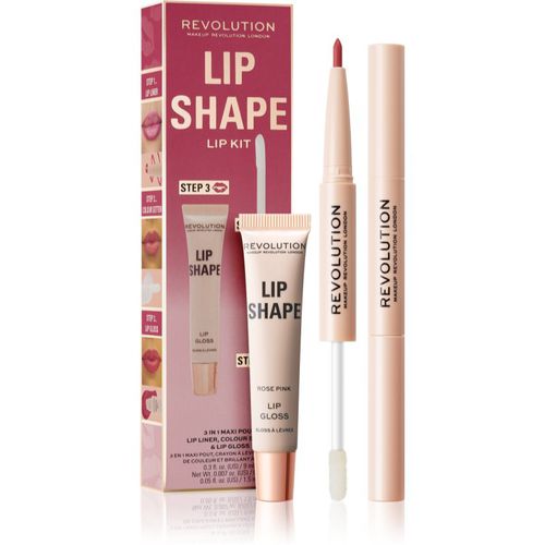 Lip Shape Kit kit per labbra colore Rose Pink 1 pz - Makeup Revolution - Modalova