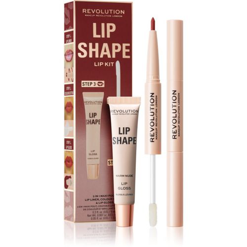 Lip Shape Kit kit per labbra colore Warm Nude 1 pz - Makeup Revolution - Modalova