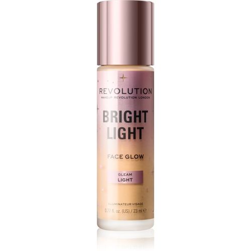 Bright Light Face Glow loción iluminadora con color tono Gleam Light 23 ml - Revolution - Modalova
