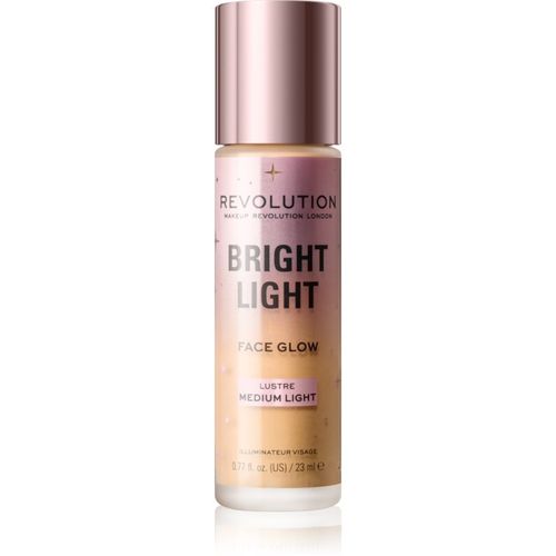 Bright Light Face Glow loción iluminadora con color tono Lustre Medium Light 23 ml - Revolution - Modalova