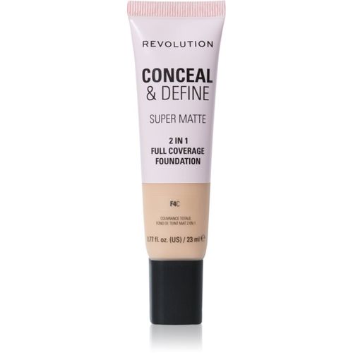 Conceal & Define maquillaje matificante tono F4C 23 ml - Revolution - Modalova