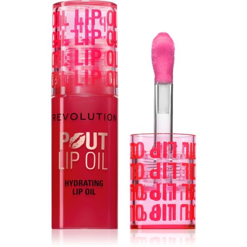 Pout Lip aceite para labios con efecto humectante tono Cherry Red 3 ml - Revolution - Modalova