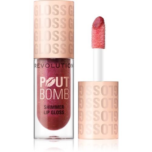 Shimmer Gloss brillo de labios con purpurina tono Berry Lustre 4.5 ml - Revolution - Modalova