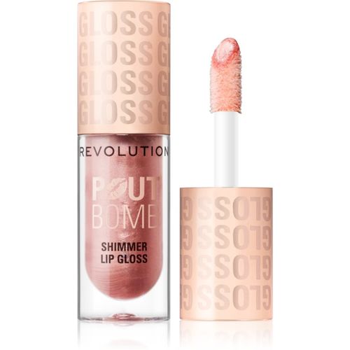 Shimmer Gloss brillo de labios con purpurina tono Shine Pink 4.5 ml - Revolution - Modalova