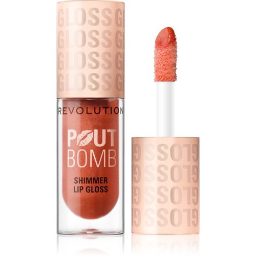 Shimmer Gloss brillo de labios con purpurina tono Gold 4.5 ml - Revolution - Modalova