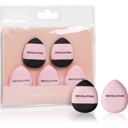 Finger Puff Set aplicador de polvos 5 ud - Revolution - Modalova