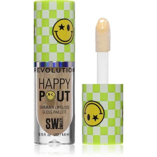 Happy Pout Shimmer Lip Gloss brillo de labios con purpurina tono SunBeam 4.6 ml - Revolution - Modalova