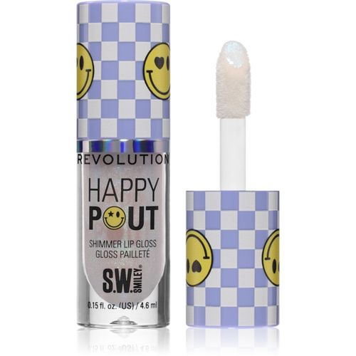 Happy Pout Shimmer Lip Gloss brillo de labios con purpurina tono Stellar Shine 4.6 ml - Revolution - Modalova