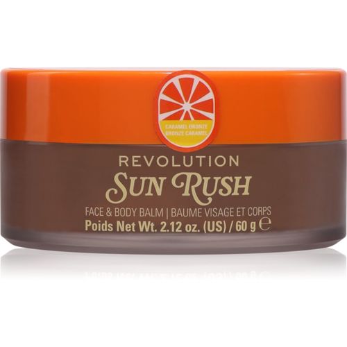 Sun Rush Face & Body Balm bálsamo after sun con efecto iluminador tono Caramel Bronze 60 g - Revolution - Modalova