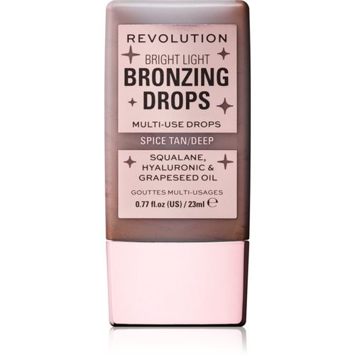 Bright Light Bronzing Drops bronceador líquido tono Deep Bronze Spice 23 ml - Revolution - Modalova