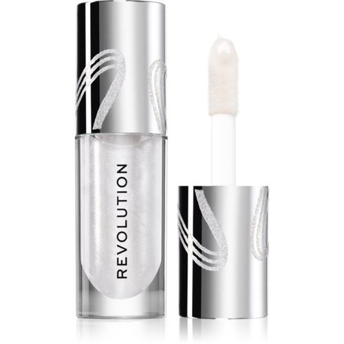 Metallic Muse Shimmer Bomb brillo de labios con purpurina tono Frosted Muse 4.5 ml - Revolution - Modalova