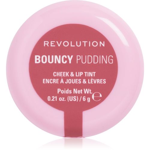 Bouncy Pudding Lip & Cheek maquillaje multifuncional para rostro y labios tono Rosy Cloud 6 g - Revolution - Modalova
