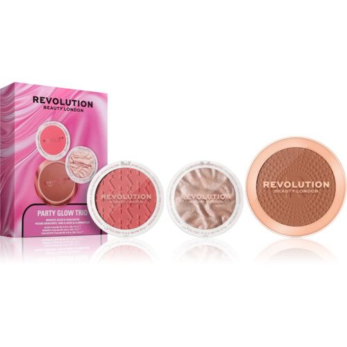 Party Glow Trio lote de regalo para iluminar la piel 1 ud - Revolution - Modalova