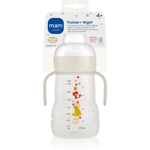 Trainer Night botella White 4m+ 220 ml - MAM - Modalova