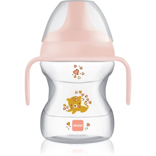 Learn to Drink Cup bicchiere salvagoccia con maniglie Girl 190 ml - MAM - Modalova