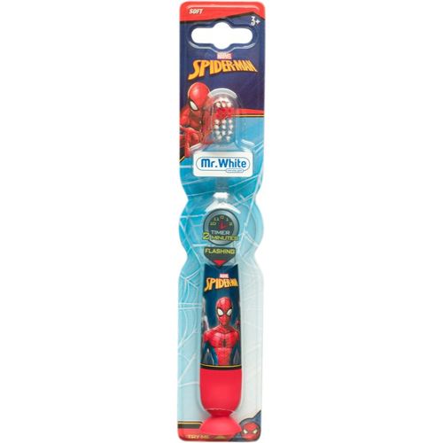 Spiderman Flashing Toothbrush cepillo de dientes suave para niños 3+ 1 ud - Marvel - Modalova